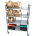 Cambro CPM244867FX3480 Camshelving Premium Series Flex Station with 4 Shelves - 48'' x 24'' x 67'' 214PML67FX3